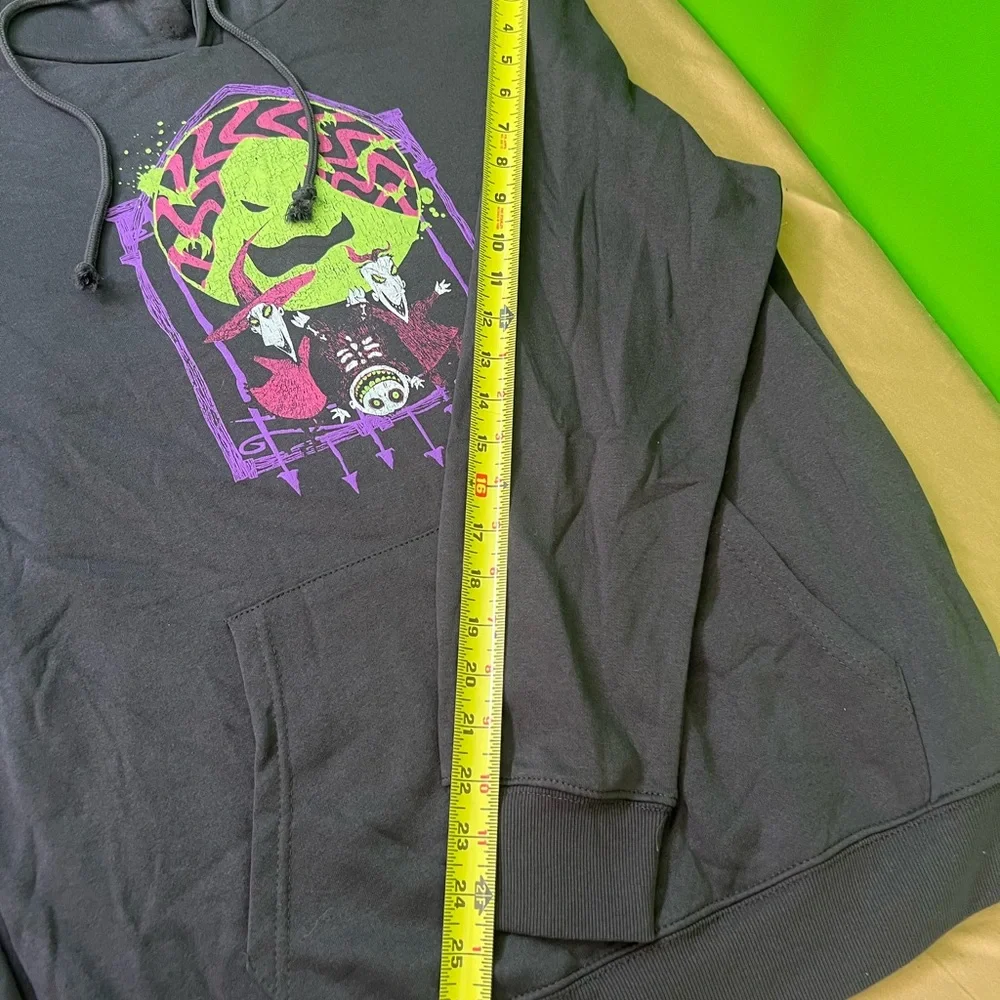 Disney Nightmare Before Christmas Oogie‎ Boogie Hoodie Black Size L